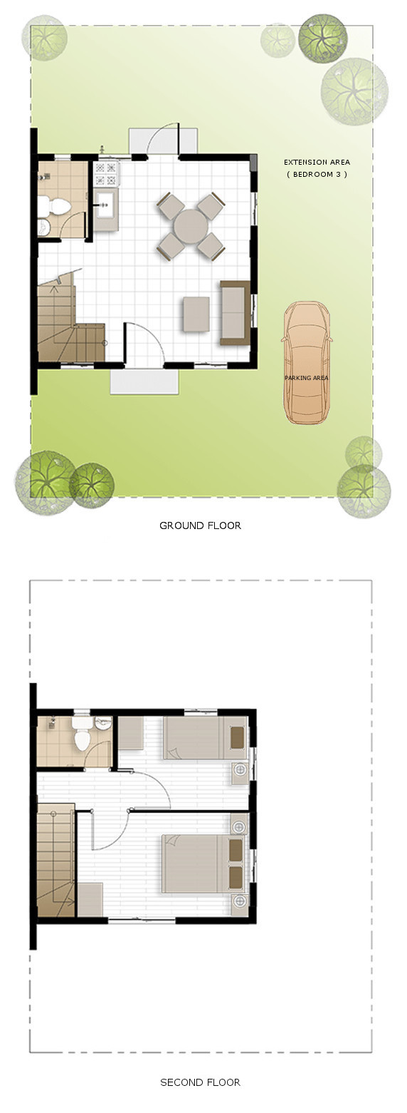 Bella Floor Plan House and Lot in Silang Cavite