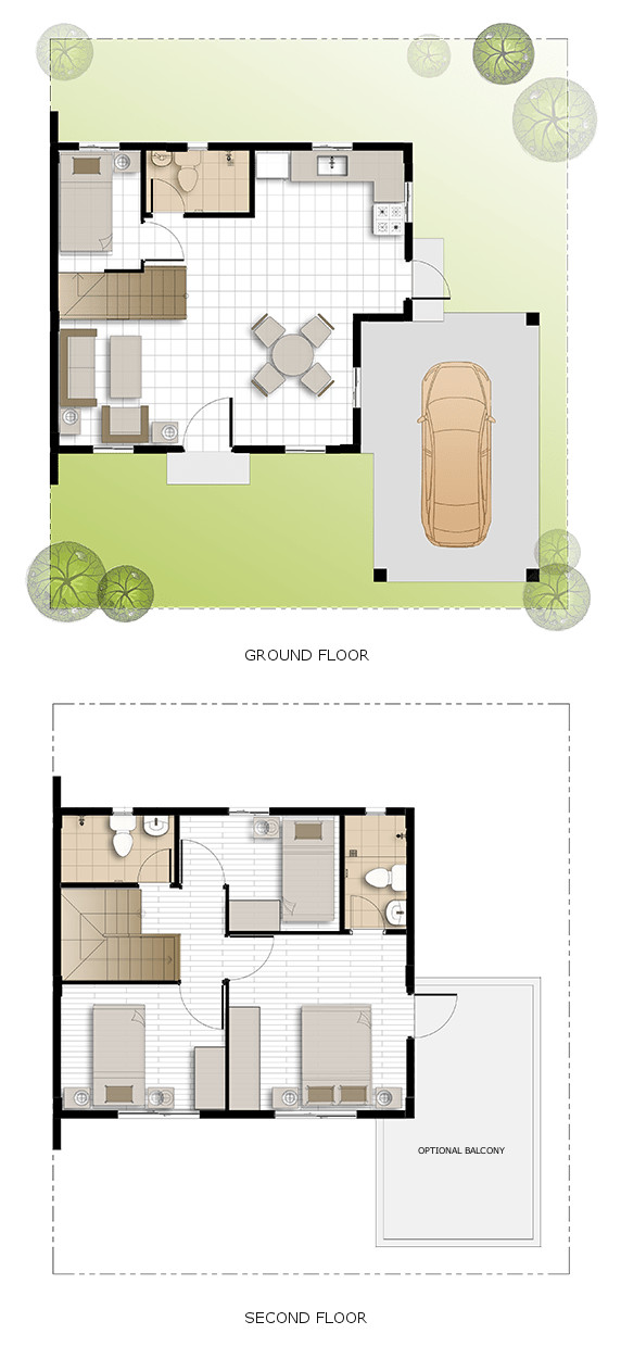 Dani Floor Plan House and Lot in Silang Cavite