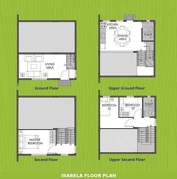 Isabela Floor Plan House and Lot in Silang Cavite